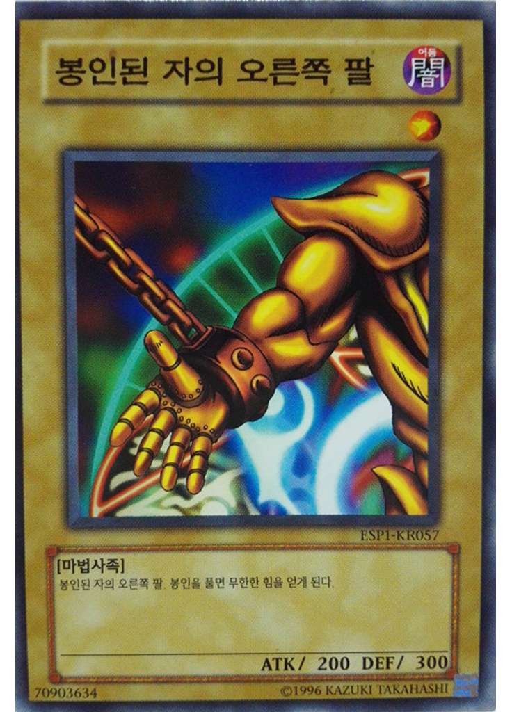 봉인된 자의 오른쪽 팔