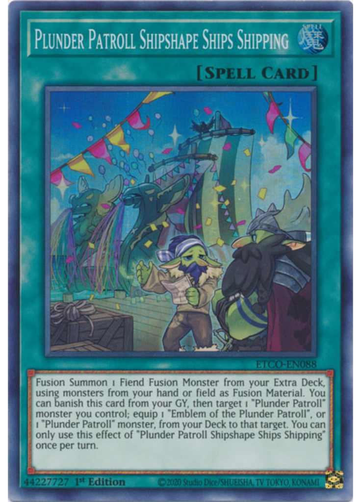 Plunder Patroll Shipshape Ships Shipping
