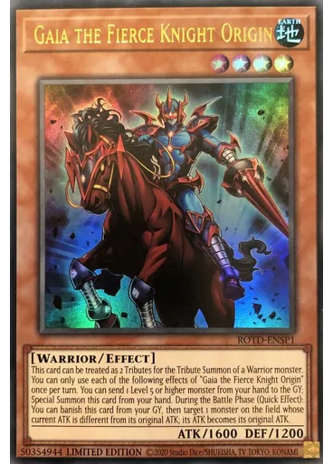 Gaia the Fierce Knight Origin — Promotional Cards 2020