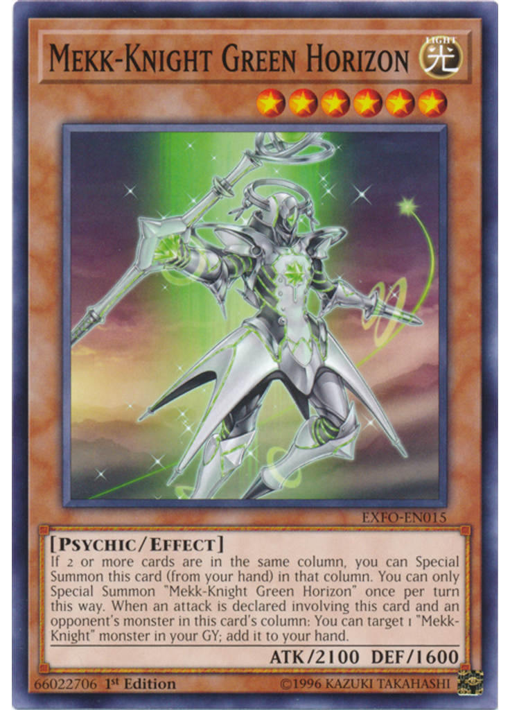 Mekk-Knight Green Horizon