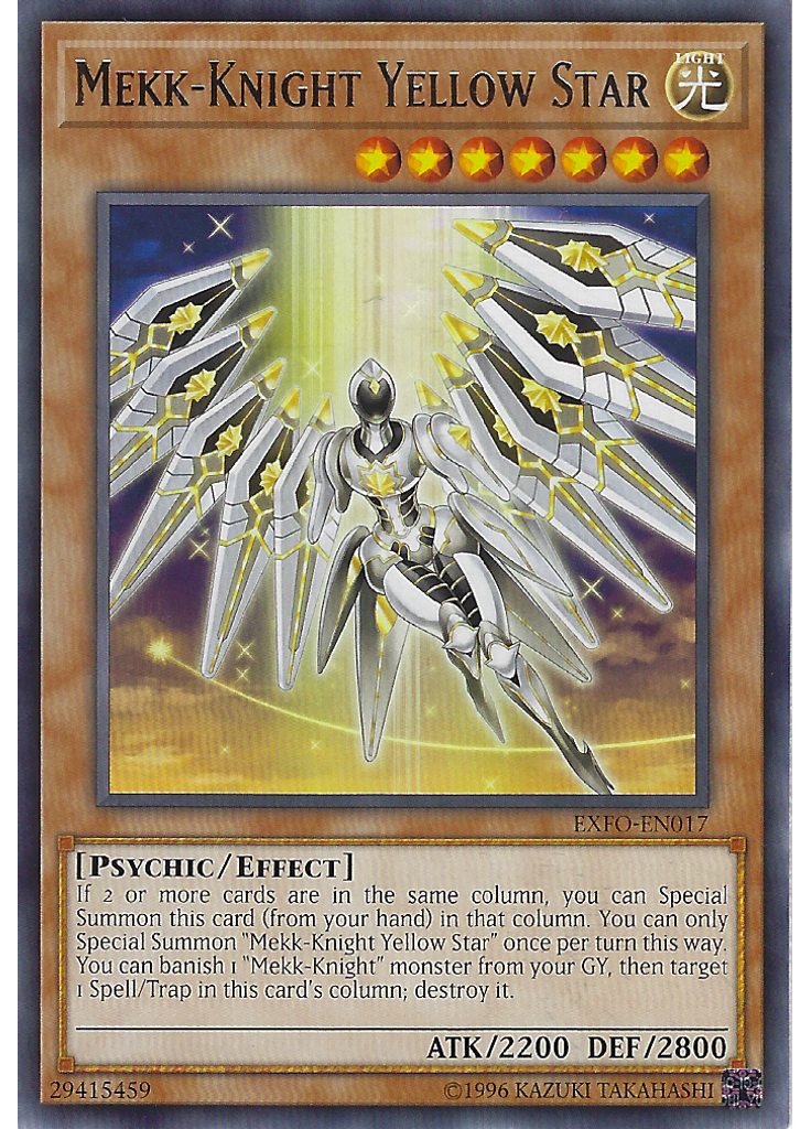 Mekk-Knight Yellow Star (Rare Unlimited)