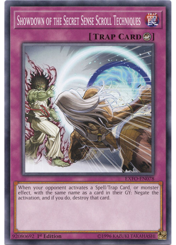 Showdown of the Secret Sense Scroll Techniques