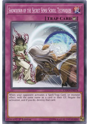 Showdown of the Secret Sense Scroll Techniques