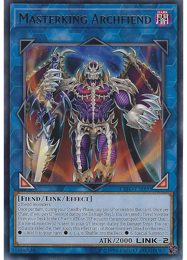 Masterking Archfiend (Rare Unlimited)