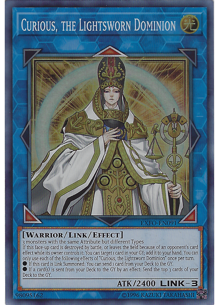 Curious, the Lightsworn Dominion (Super Rare Unlimited)