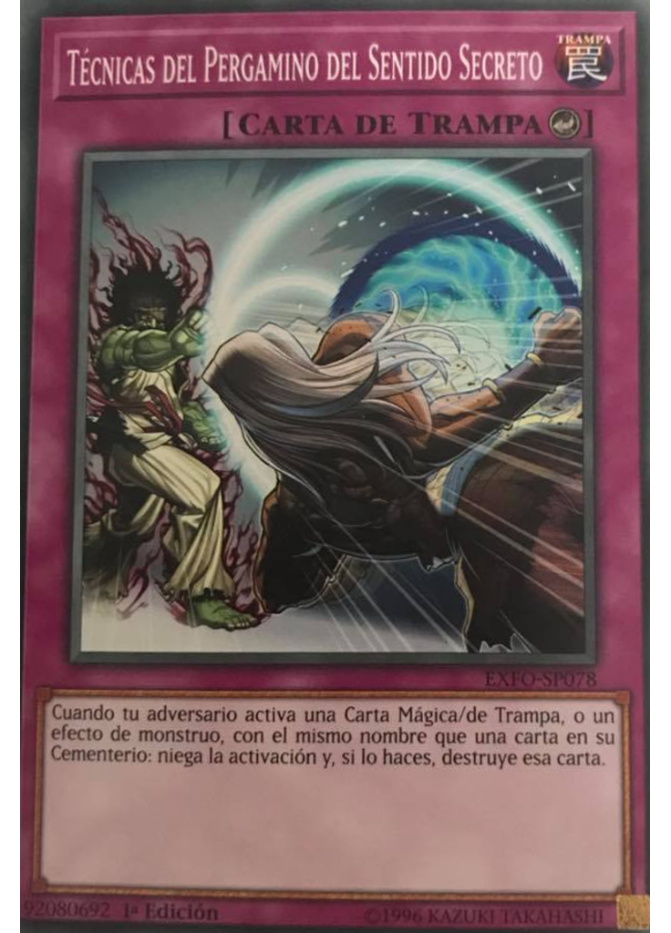 Técnicas del Pergamino del Sentido Secreto