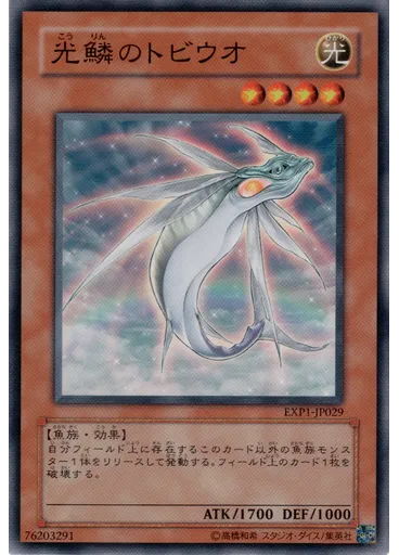 光鱗のトビウオ
