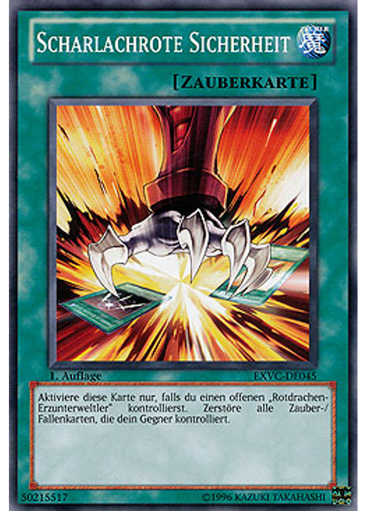 Scharlachrote Sicherheit