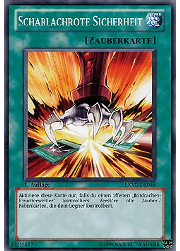 Scharlachrote Sicherheit