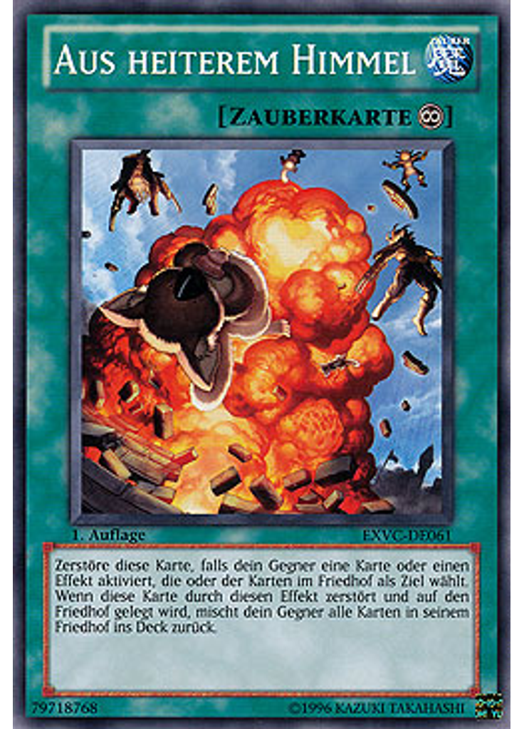 Aus heiterem Himmel
