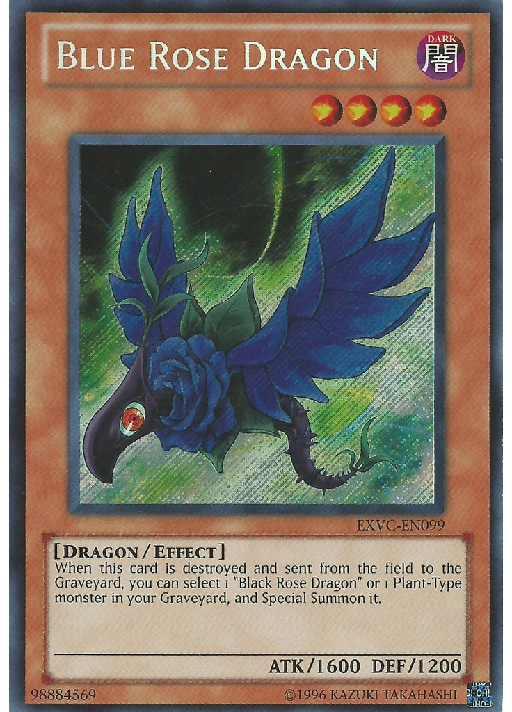 Blue Rose Dragon (Secret Rare Unlimited)