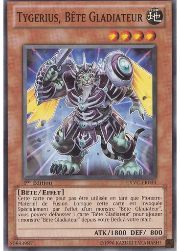 Tygerius, Bête Gladiateur