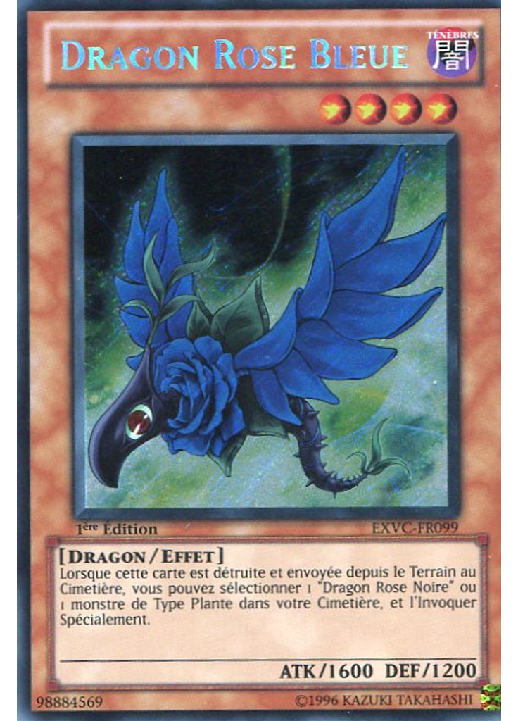 Dragon Rose Bleue