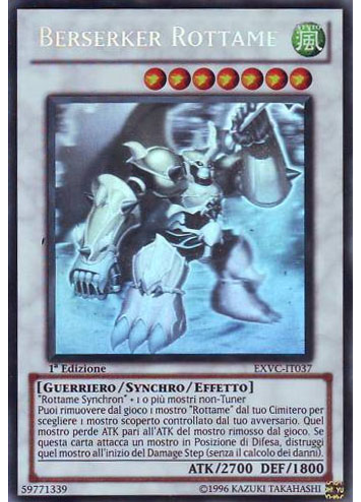 Berserker Rottame (Ghost Rare 1st Edition)