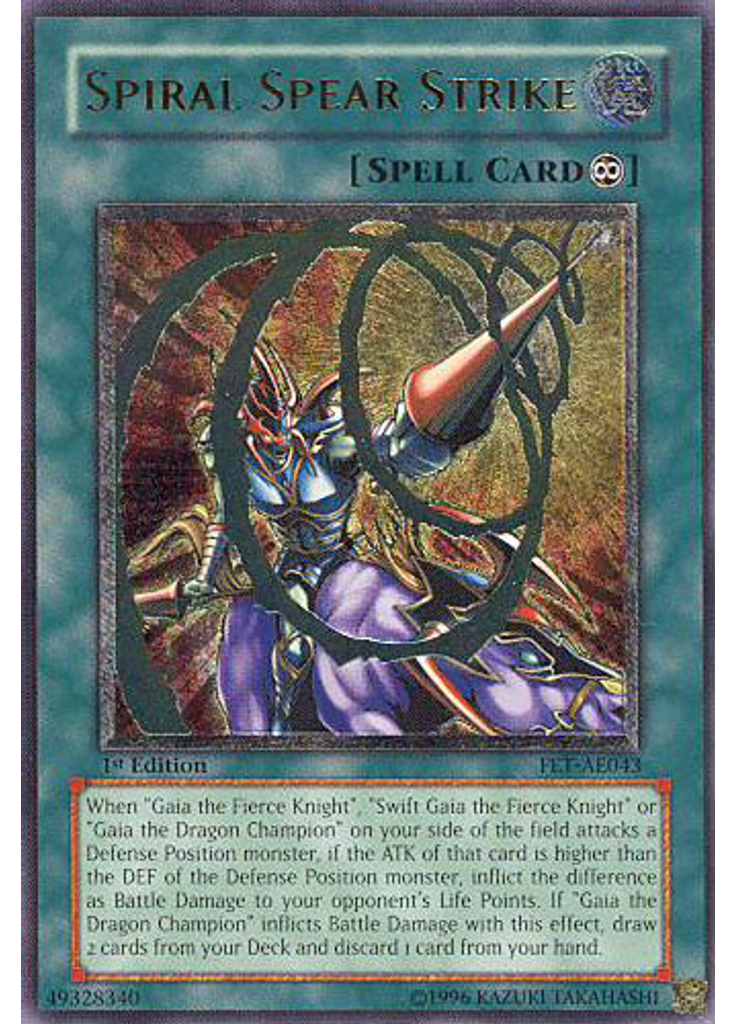 Spiral Spear Strike (Ultimate Rare 1st Edition)