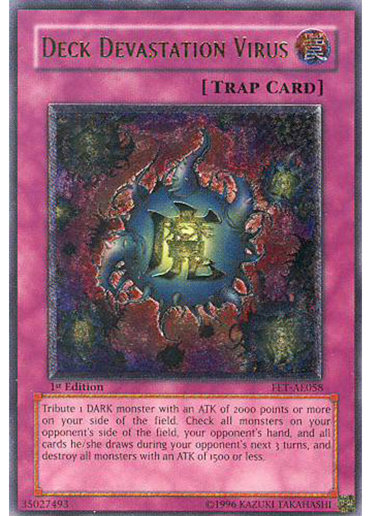 Deck Devastation Virus (Ultimate Rare 1st Edition)