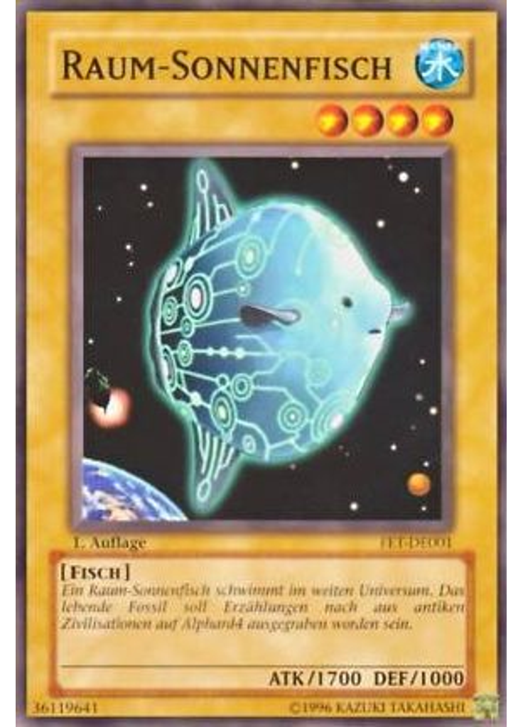 Raum-Sonnenfisch