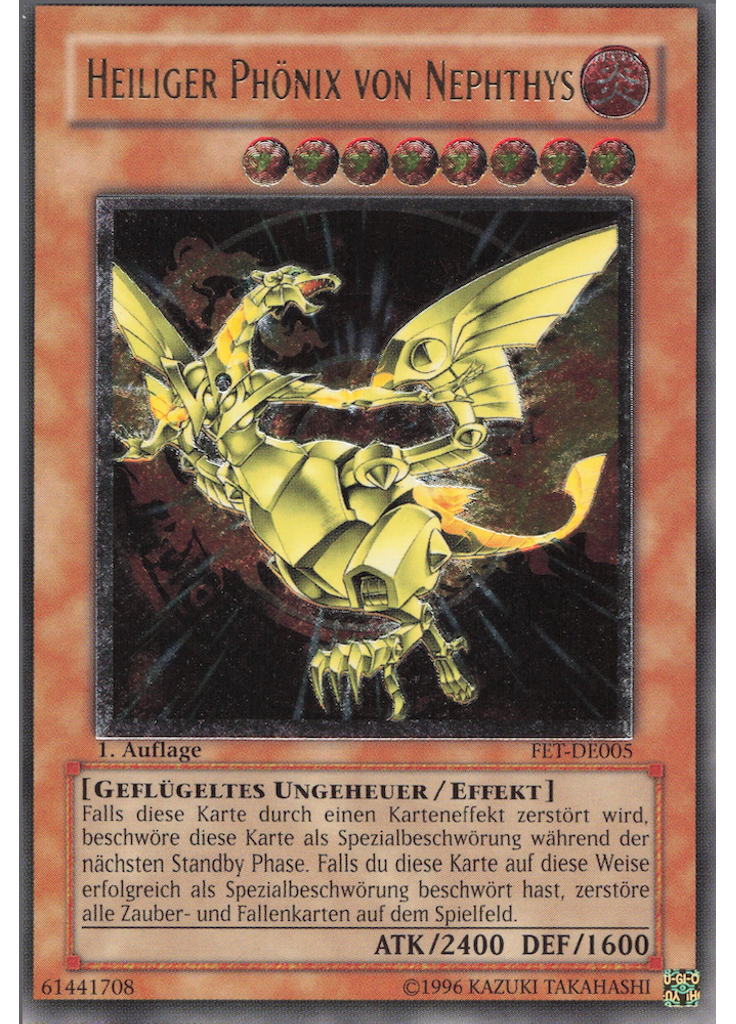 Heiliger Phönix von Nephthys (Ultimate Rare 1st Edition)