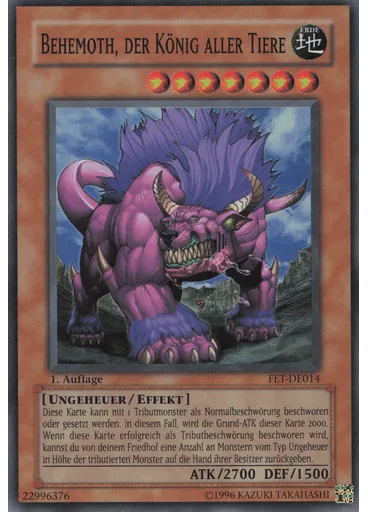 Behemoth, der König aller Tiere