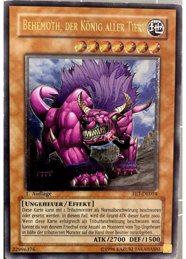 Behemoth, der König aller Tiere (Ultimate Rare 1st Edition)