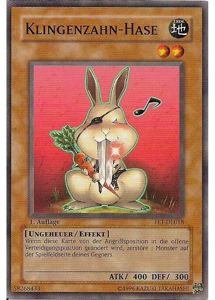 Klingenzahn-Hase