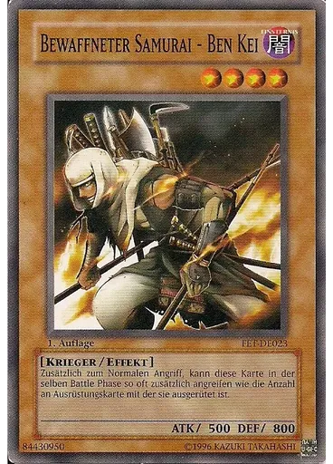 Bewaffneter Samurai - Ben Kei