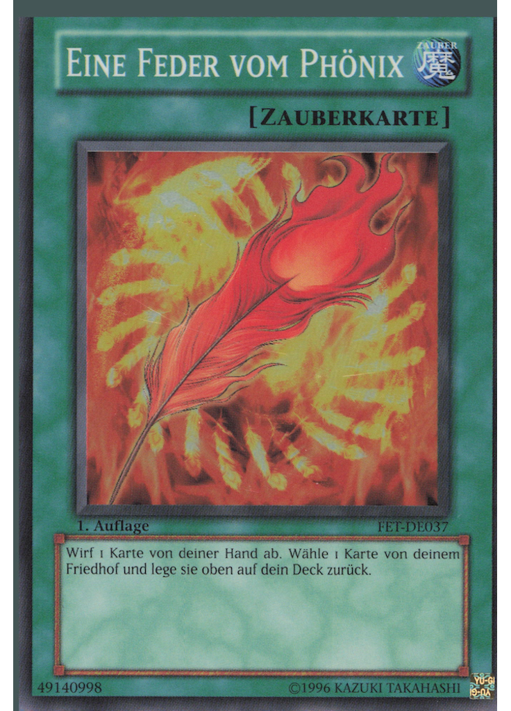 Eine Feder vom Phönix