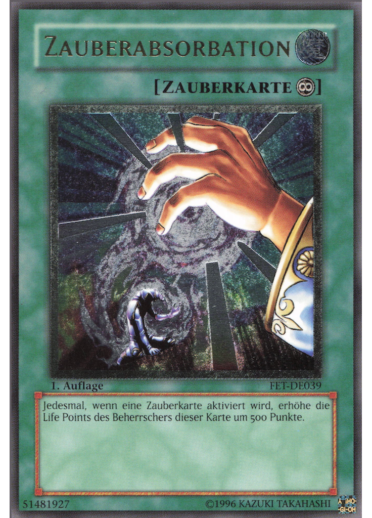 Zauberabsorbtion (Ultimate Rare 1st Edition)