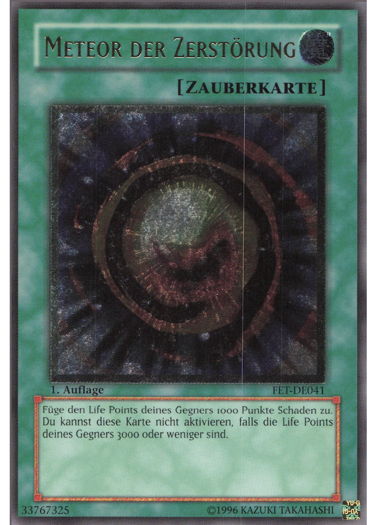 Meteor der Zerstörung (Ultimate Rare 1st Edition)