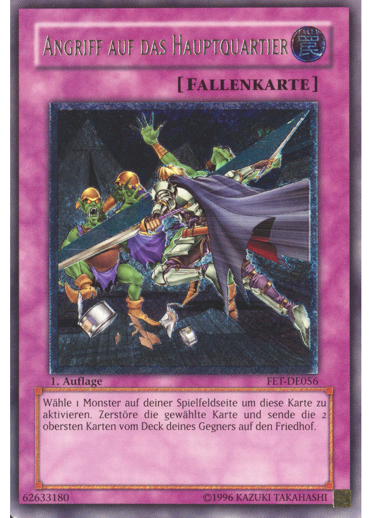 Angriff auf das Hauptquartier (Ultimate Rare 1st Edition)