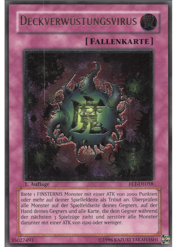 Deckverwüstungsvirus (Ultimate Rare 1st Edition)
