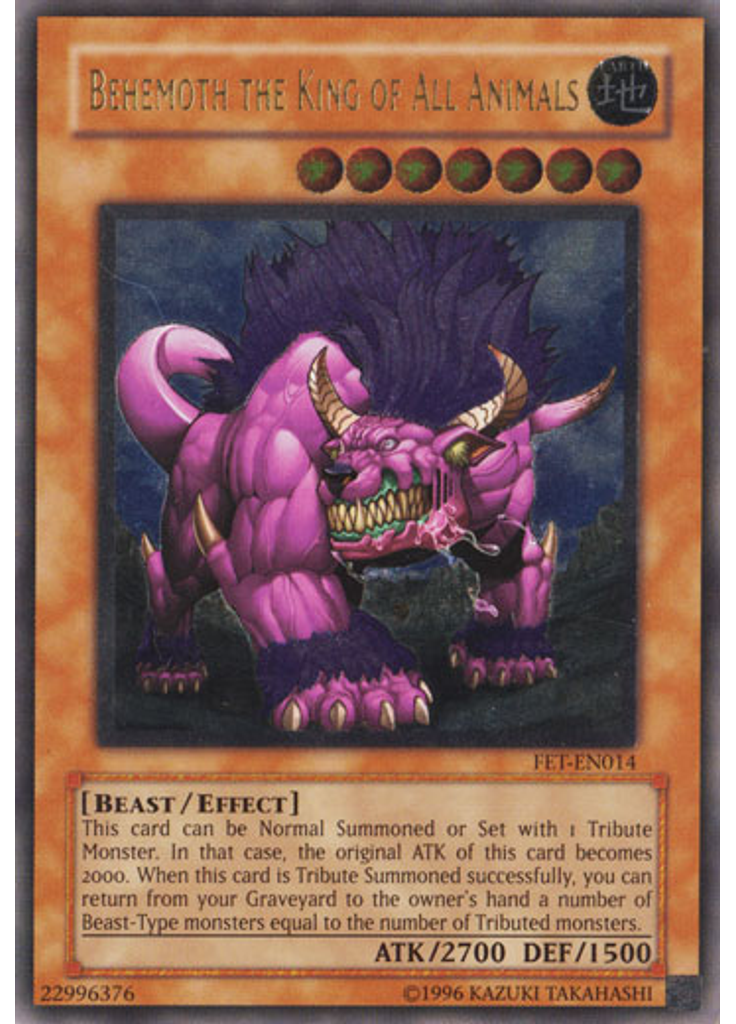 Behemoth the King of All Animals (Ultimate Rare Unlimited)