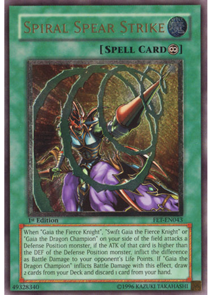 Spiral Spear Strike (Ultimate Rare 1st Edition)