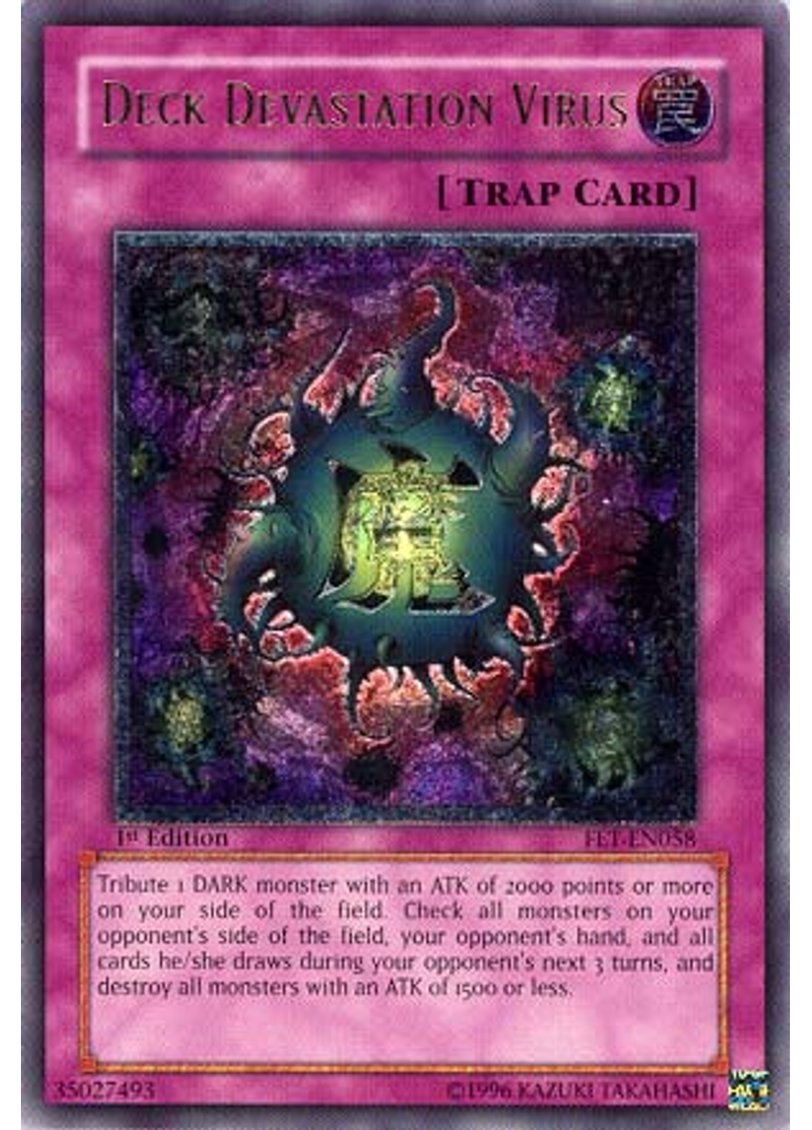 Deck Devastation Virus (Ultimate Rare 1st Edition)