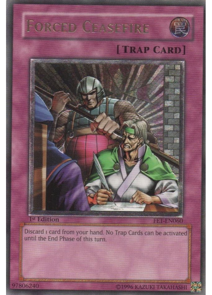 Forced Ceasefire (Ultimate Rare 1st Edition)