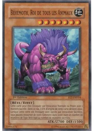 Béhémoth, Roi de tous les Animaux