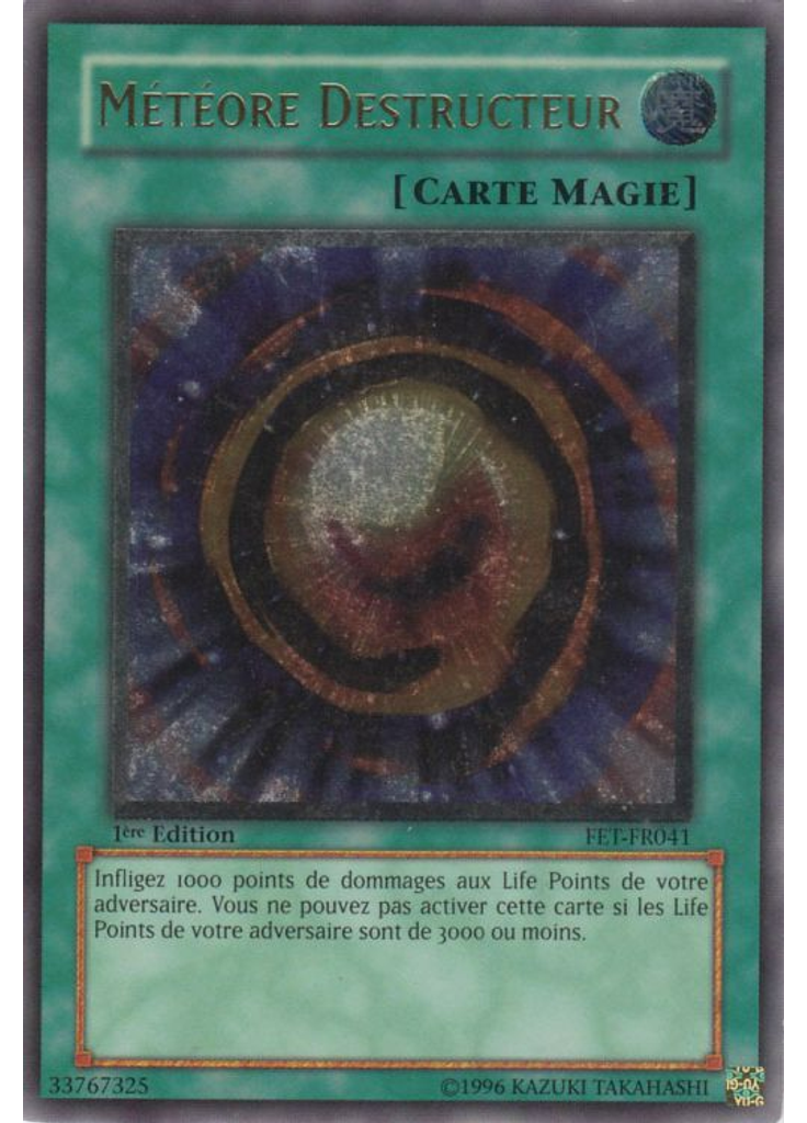 Météore Destructeur (Ultimate Rare 1st Edition)