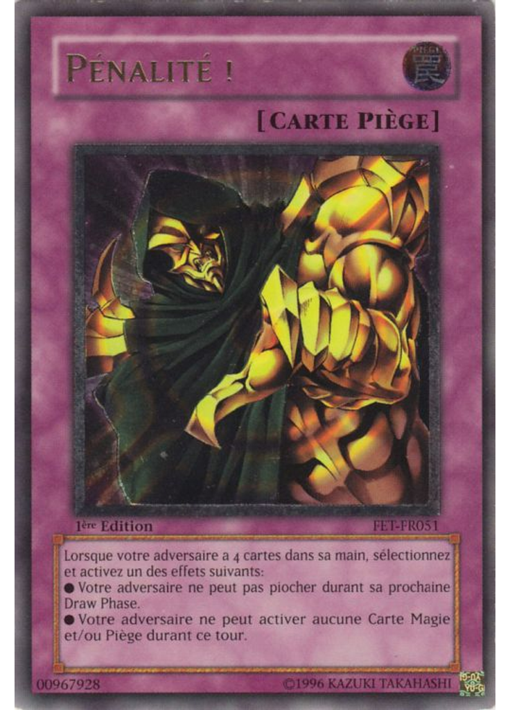 Pénalité ! (Ultimate Rare 1st Edition)
