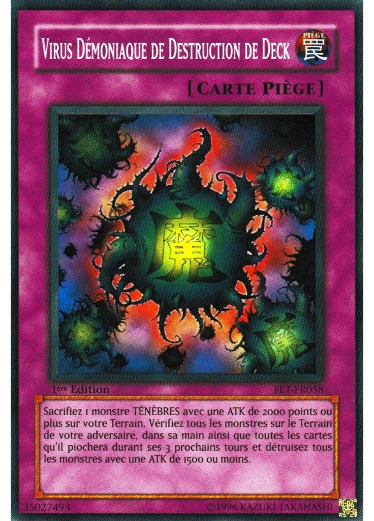 Virus Démoniaque de Destruction de Deck