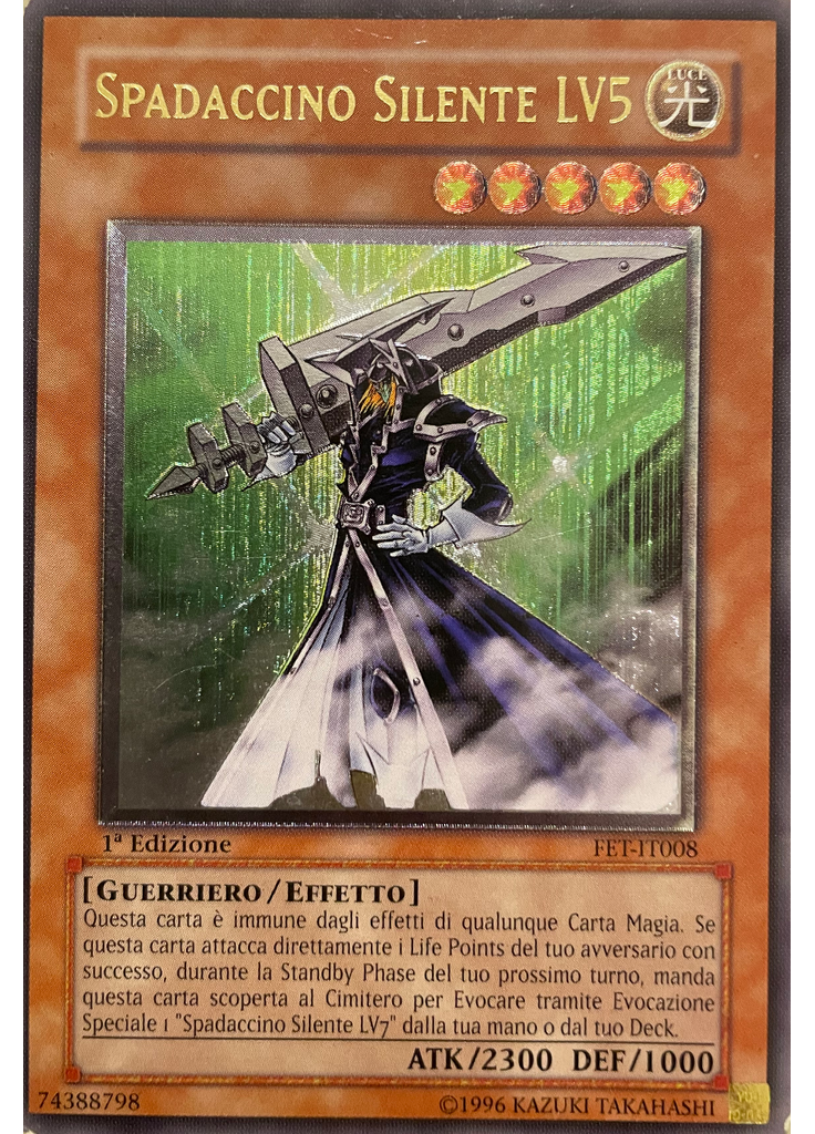 Spadaccino Silente LV5 (Ultimate Rare 1st Edition)