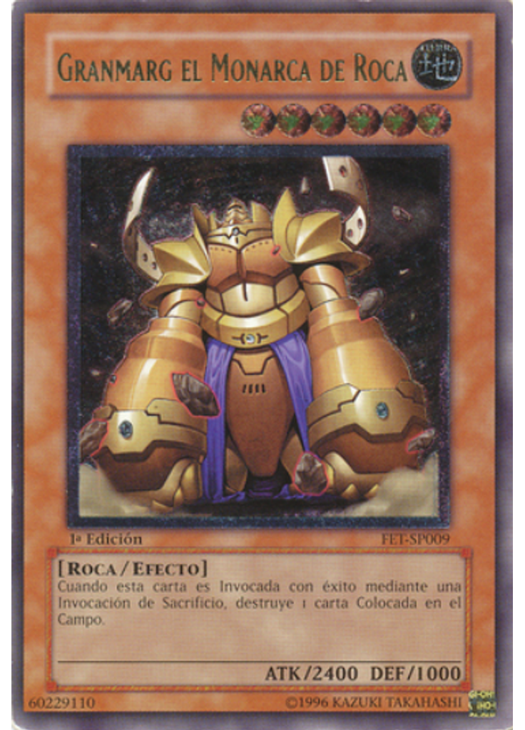 Granmarg el Monarca de Roca (Ultimate Rare 1st Edition)