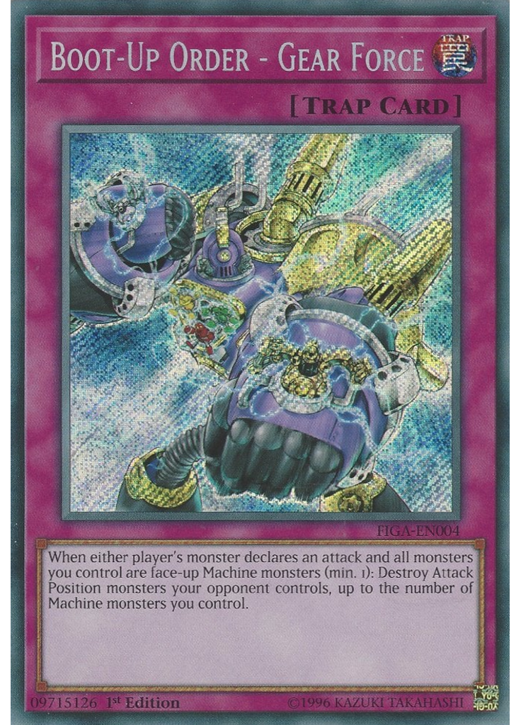 Boot-Up Order - Gear Force