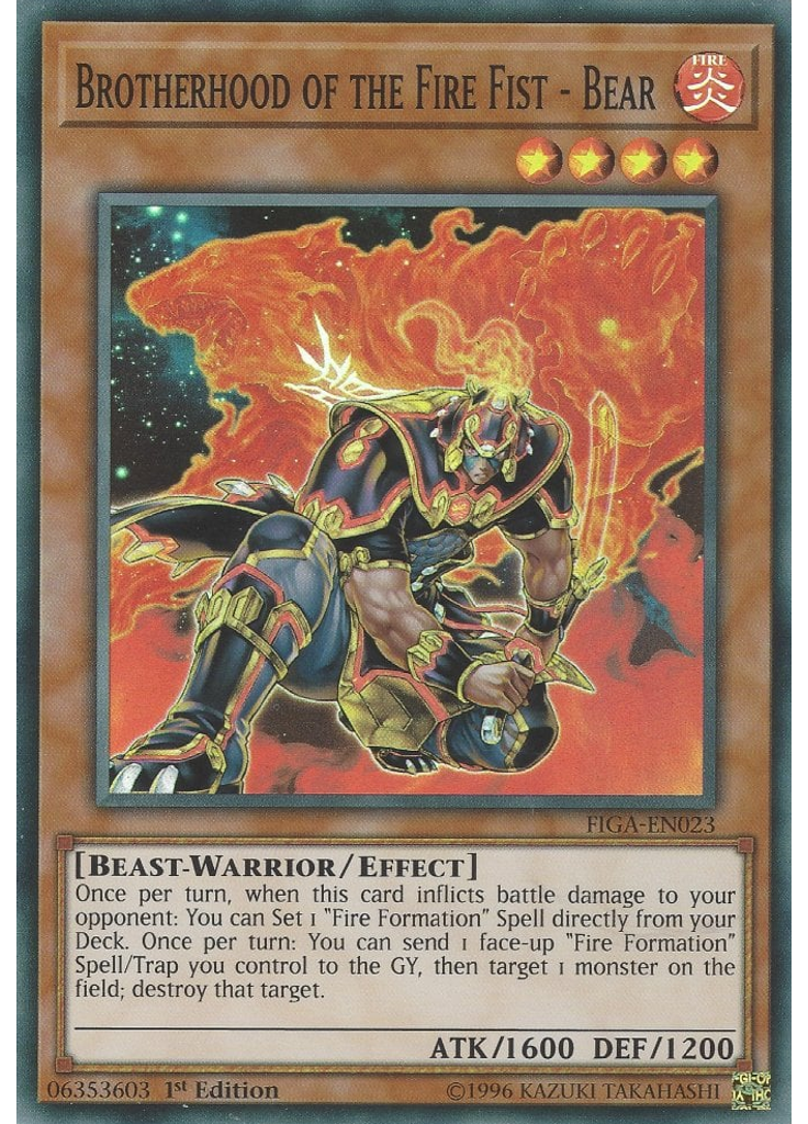 Brotherhood of the Fire Fist - Bear