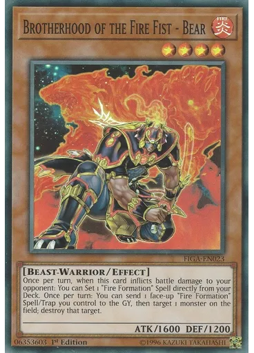 Brotherhood of the Fire Fist - Bear