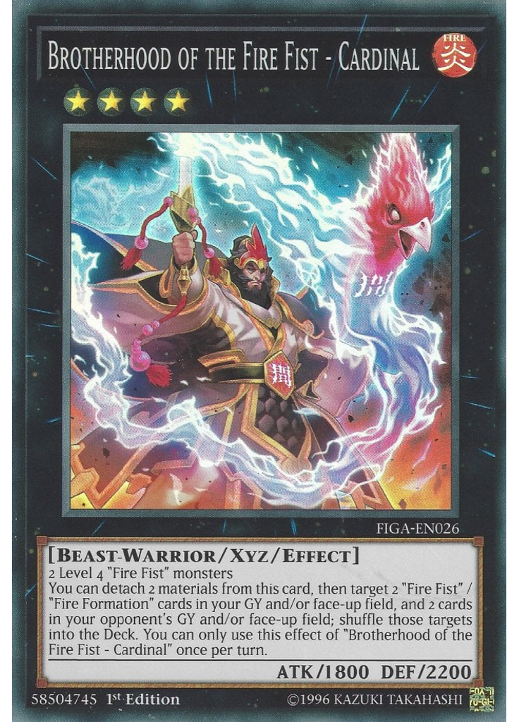Brotherhood of the Fire Fist - Cardinal