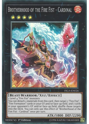 Brotherhood of the Fire Fist - Cardinal