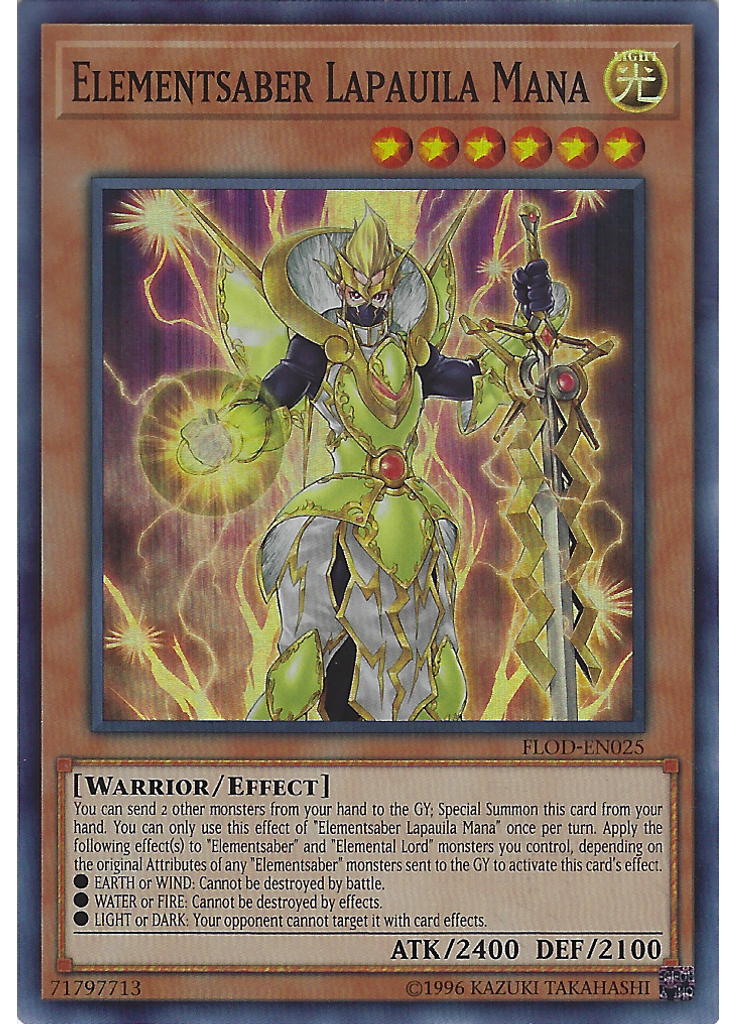 Elementsaber Lapauila Mana (Super Rare Unlimited)