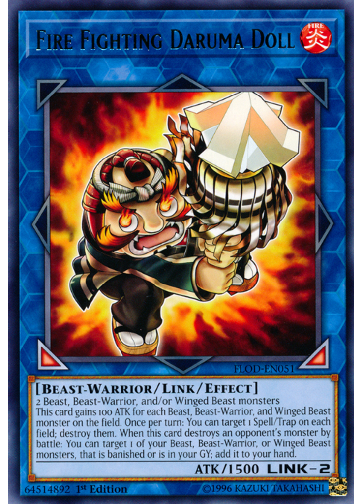 Fire Fighting Daruma Doll