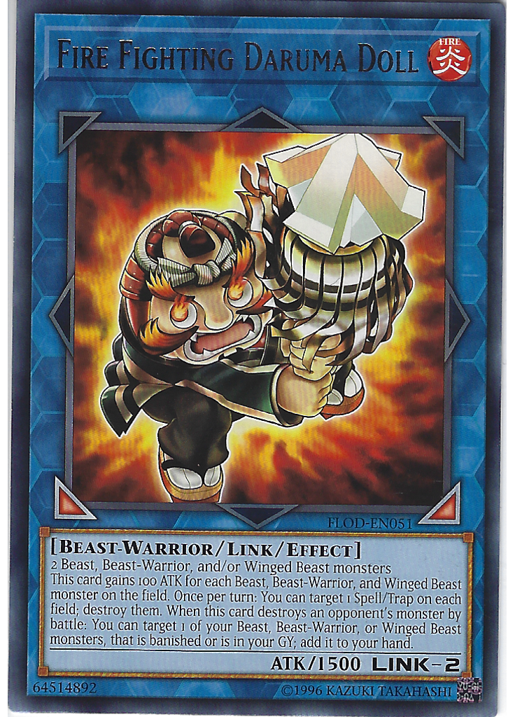 Fire Fighting Daruma Doll (Rare Unlimited)
