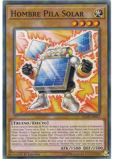 Hombre Pila Solar